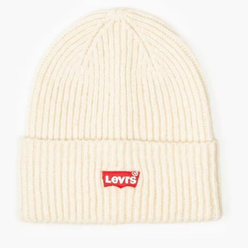 Levi's Essential Ribbed Batwing Beanie - Picture 2 of 4